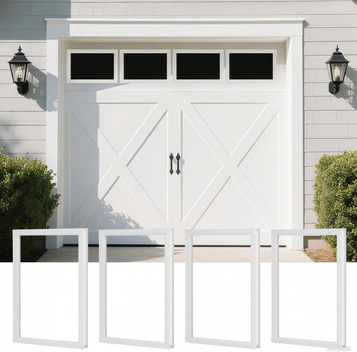 Pcs garage door windows - 4,