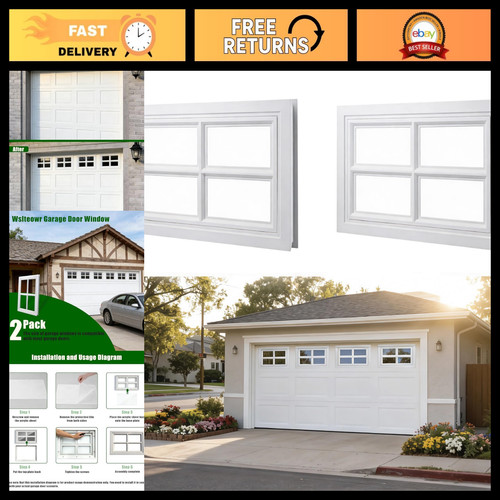 Pack garage door windows - 2,